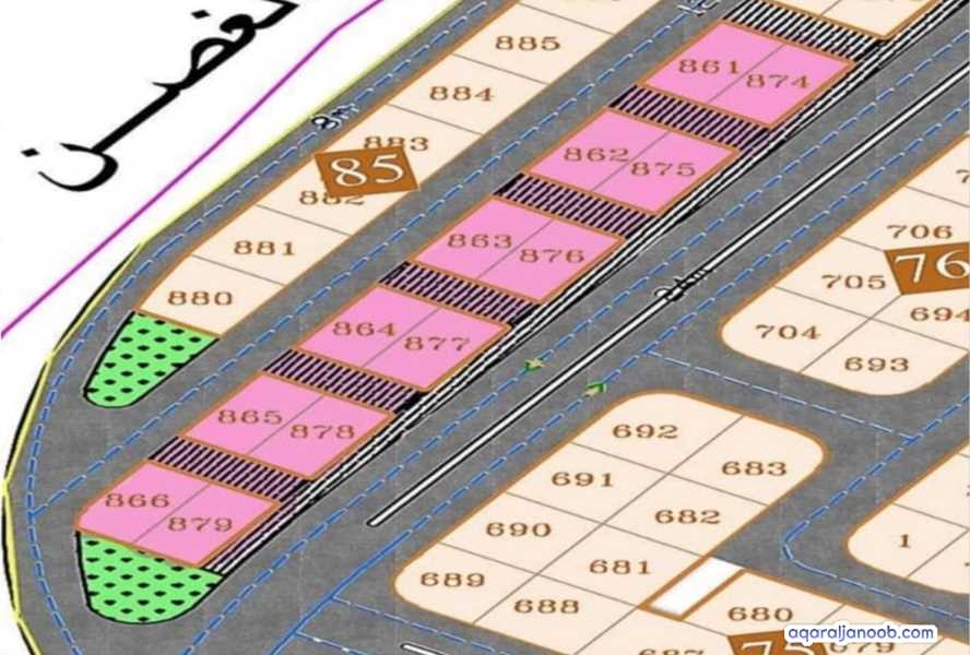 للبيع أراضي في مخطط الخالدية